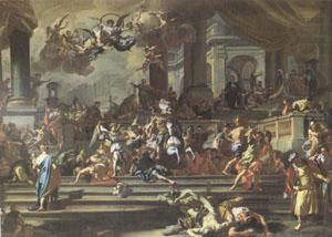 Francesco Solimena Heliodorus Chased from the Temple (mk05) china oil painting image
